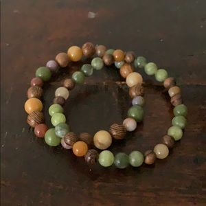 Semiprecious stone bracelets - Jade